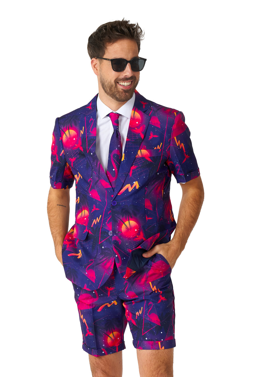 Costume Suitmeister SUMMER Retro Neon Navy