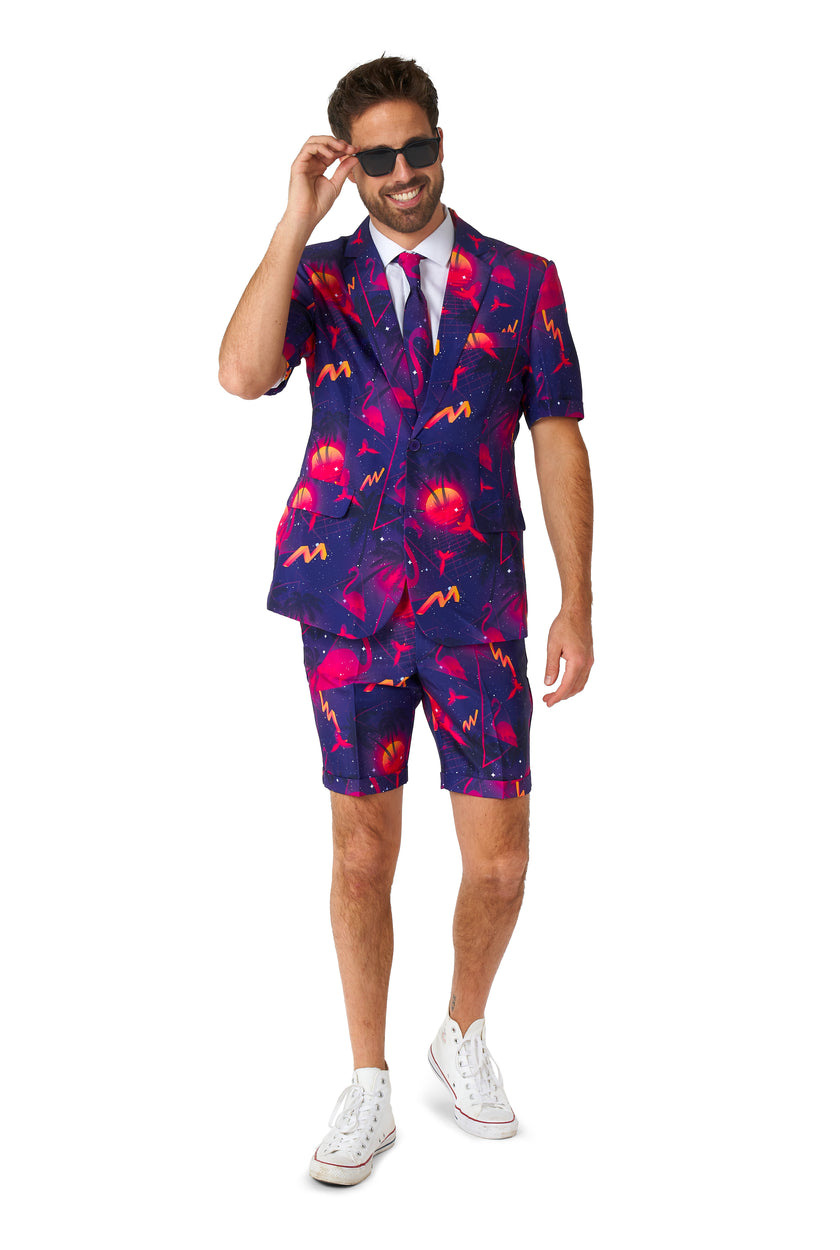 Costume Suitmeister SUMMER Retro Neon Navy
