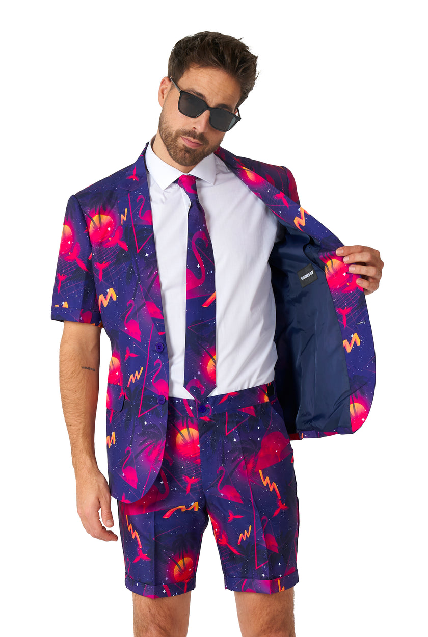 Costume Suitmeister SUMMER Retro Neon Navy