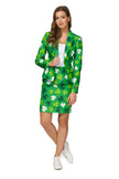 Costume Suitmeister WMNS St Patrick's Day Clovers