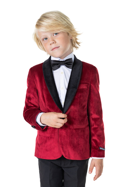 Veste OppoSuits Deluxe BOYS Dinner Jacket - Burgundy