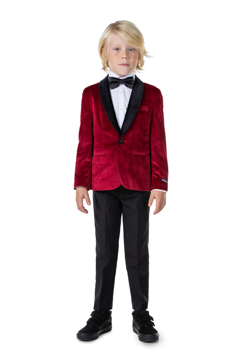 Veste OppoSuits Deluxe BOYS Dinner Jacket - Burgundy