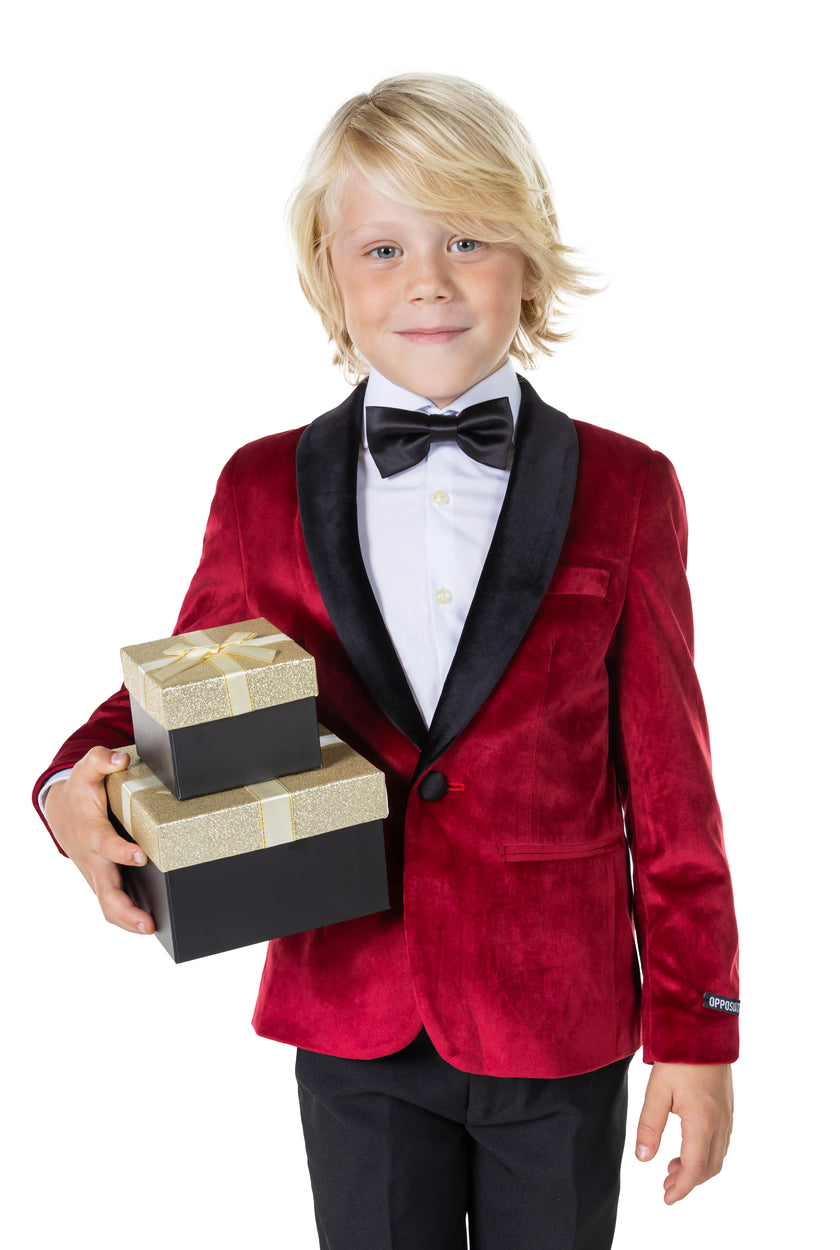 Veste OppoSuits Deluxe BOYS Dinner Jacket - Burgundy