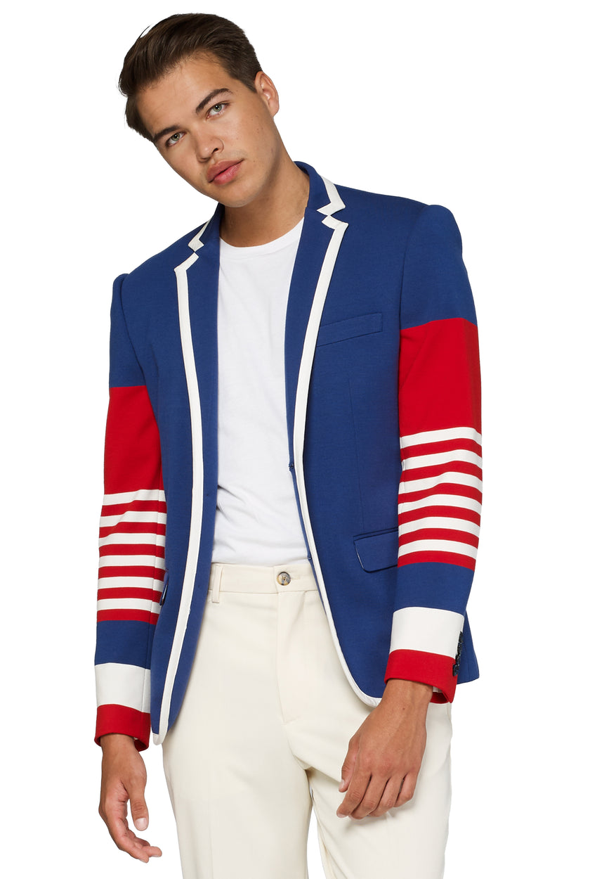 Veste OppoSuits Deluxe Supportswear - Dandy Fan - Cobalt Blue