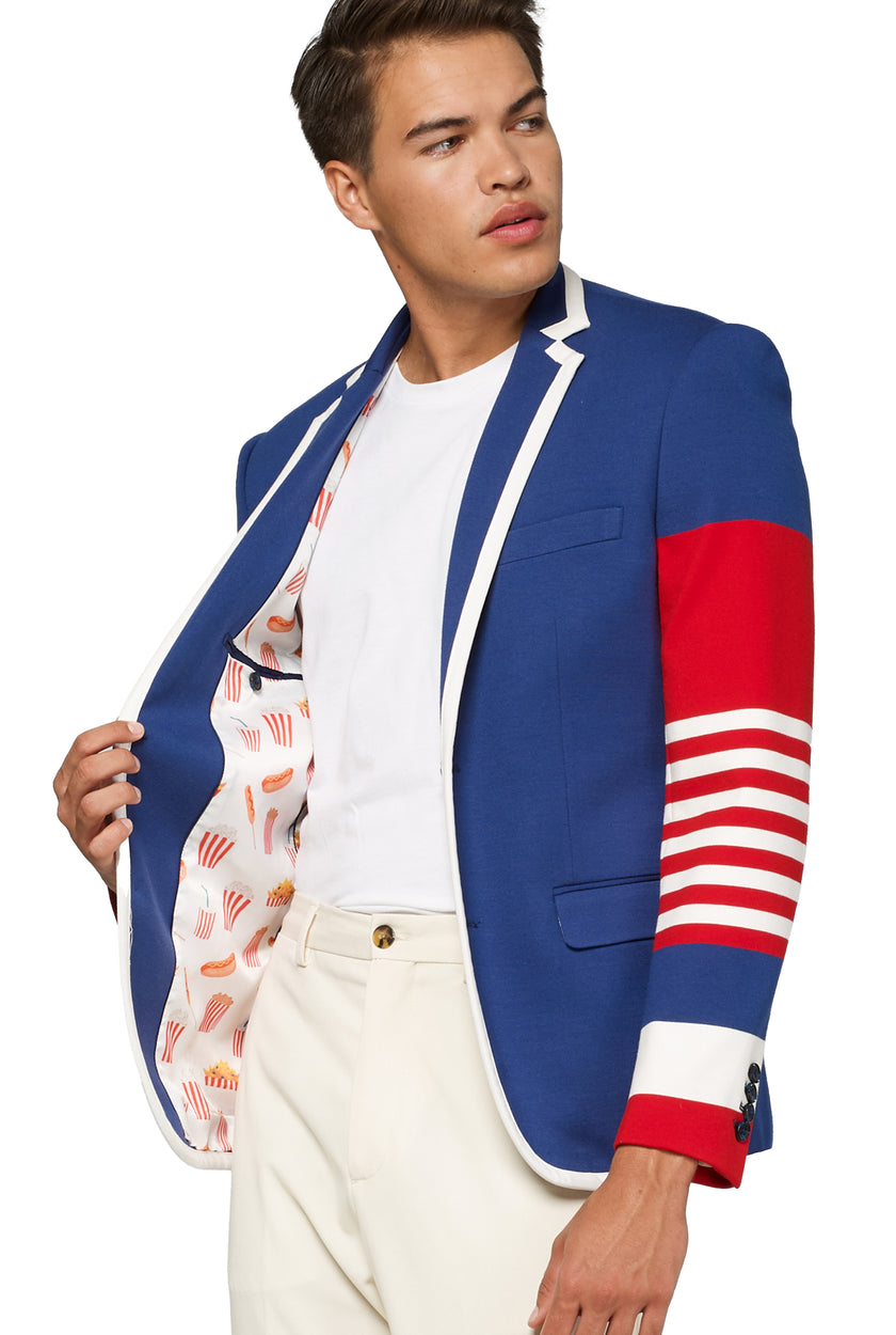 Veste OppoSuits Deluxe Supportswear - Dandy Fan - Cobalt Blue