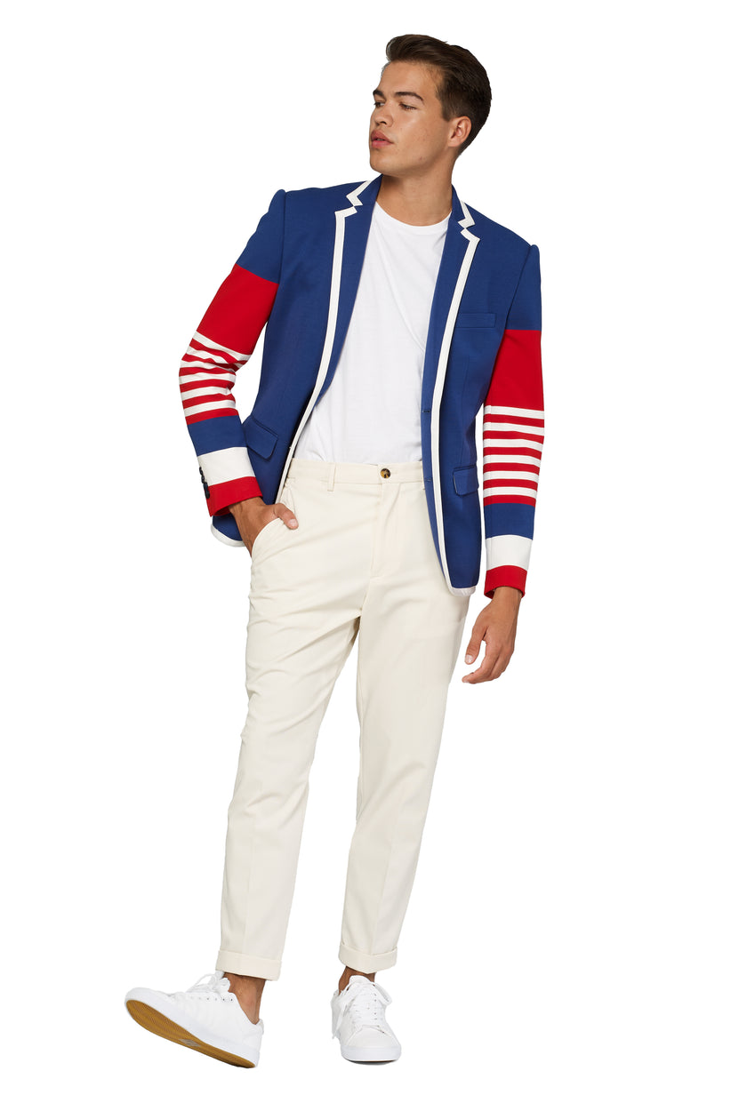 Veste OppoSuits Deluxe Supportswear - Dandy Fan - Cobalt Blue