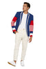 Veste OppoSuits Deluxe Supportswear - Dandy Fan - Cobalt Blue