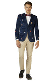 Veste OppoSuits Deluxe Christmas - X-Mas Icons - Navy