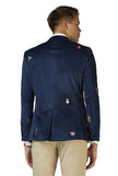 Veste OppoSuits Deluxe Christmas - X-Mas Icons - Navy