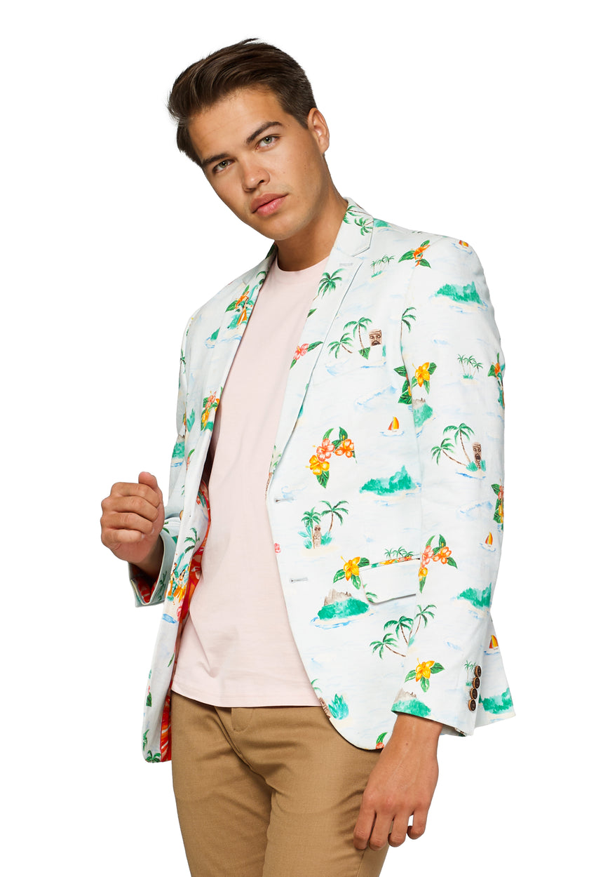 Veste OppoSuits Deluxe Tropical - Hawaiian - Aloha Blue