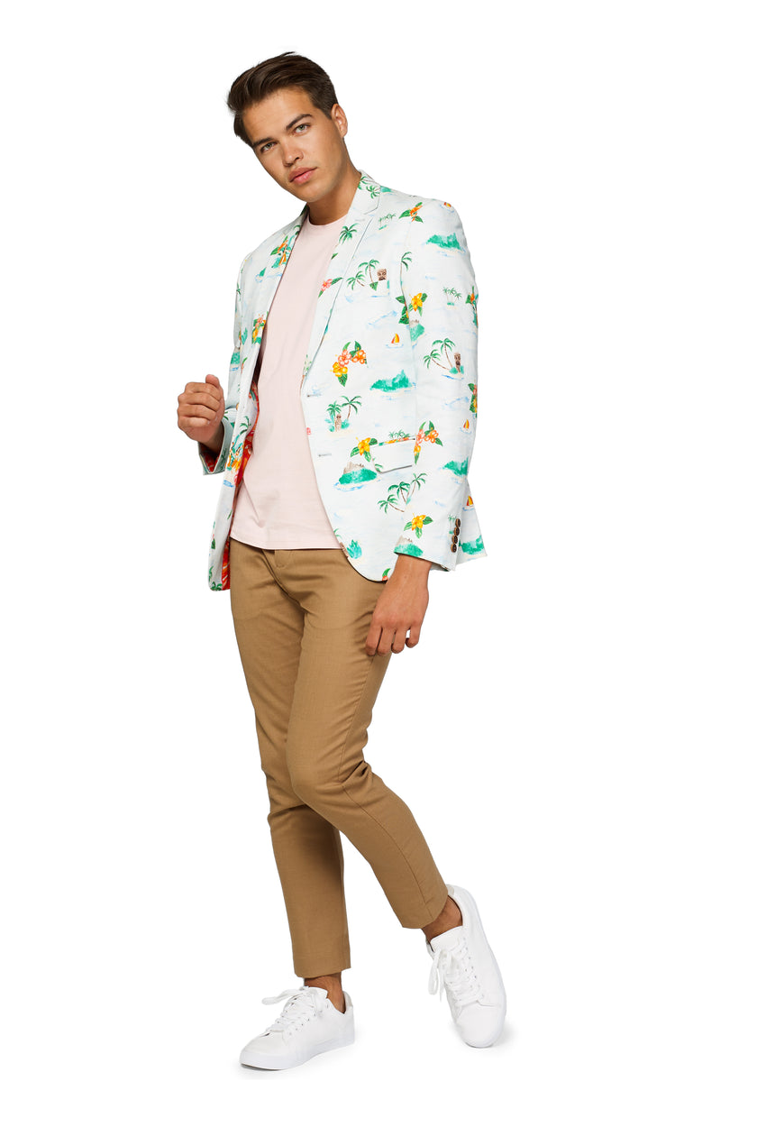 Veste OppoSuits Deluxe Tropical - Hawaiian - Aloha Blue