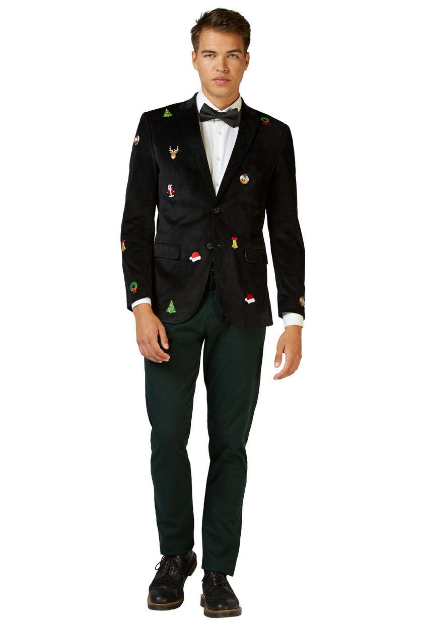 Veste OppoSuits Deluxe Christmas - X-Mas Icons - Black