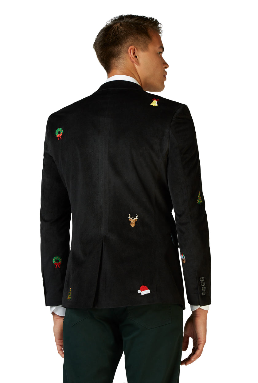 Veste OppoSuits Deluxe Christmas - X-Mas Icons - Black