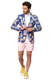 Veste OppoSuits Deluxe Tropical Flowers - Blue