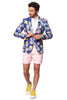 Veste OppoSuits Deluxe Tropical Flowers - Blue