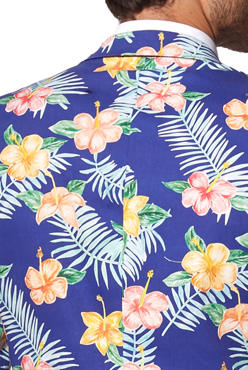 Veste OppoSuits Deluxe Tropical Flowers - Blue
