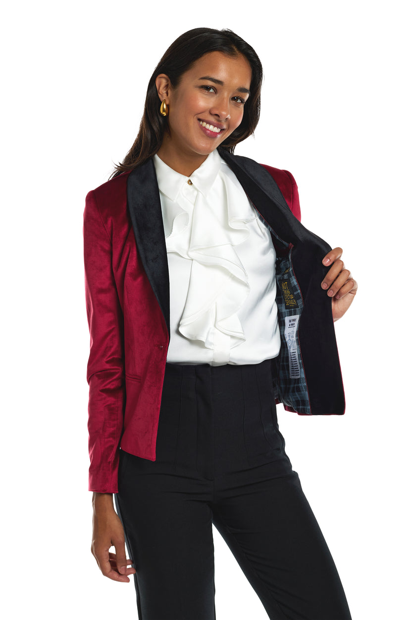 Veste OppoSuits Deluxe Womens Dinner Jacket - Burgundy