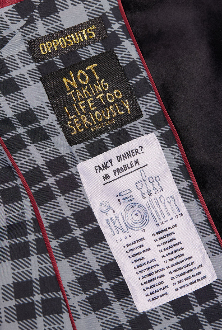 Veste OppoSuits Deluxe Womens Dinner Jacket - Burgundy