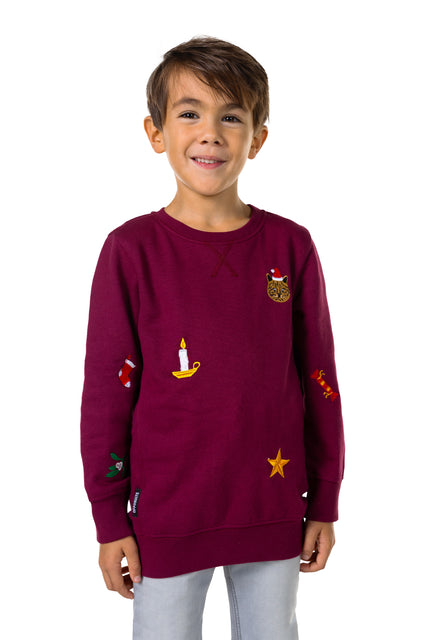 Pull OppoSuits Deluxe BOYS X-Mas Icons - Burgundy