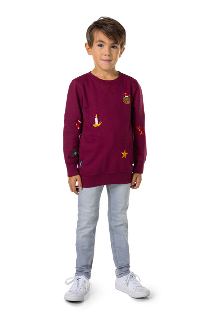 Pull OppoSuits Deluxe BOYS X-Mas Icons - Burgundy