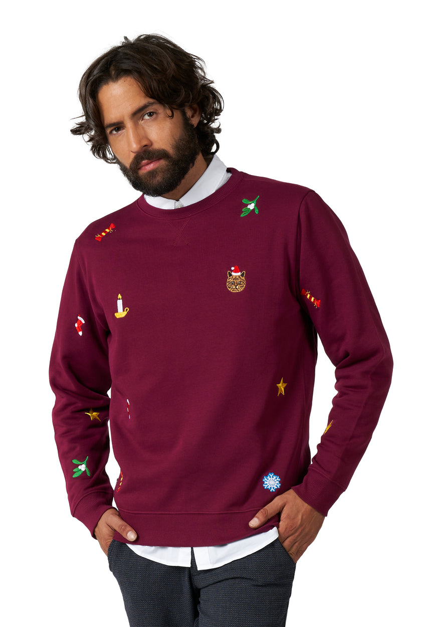 Pull OppoSuits Deluxe X-Mas Icons - Burgundy