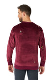 Pull OppoSuits Deluxe Velvet Red - Xmas Icons