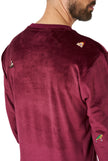 Pull OppoSuits Deluxe Velvet Red - Xmas Icons
