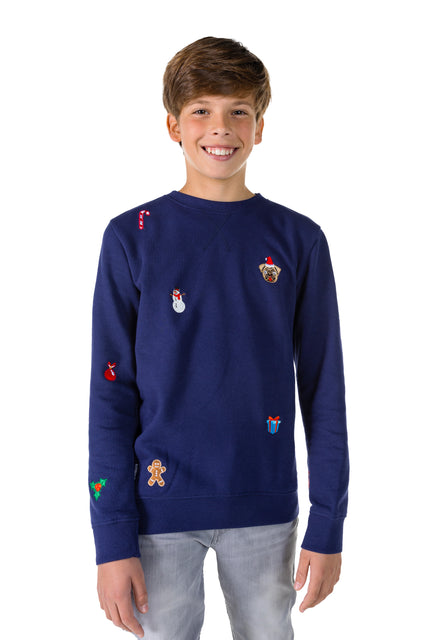 Pull OppoSuits Deluxe TEEN BOYS X-Mas Icons - Navy