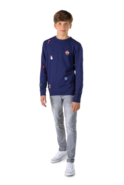 Pull OppoSuits Deluxe TEEN BOYS X-Mas Icons - Navy