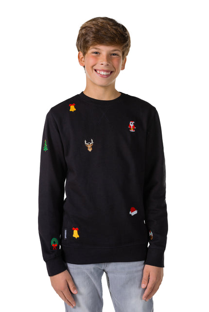 Pull OppoSuits Deluxe TEEN BOYS X-Mas Icons - Black
