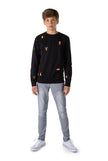 Pull OppoSuits Deluxe TEEN BOYS X-Mas Icons - Black