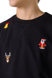Pull OppoSuits Deluxe TEEN BOYS X-Mas Icons - Black