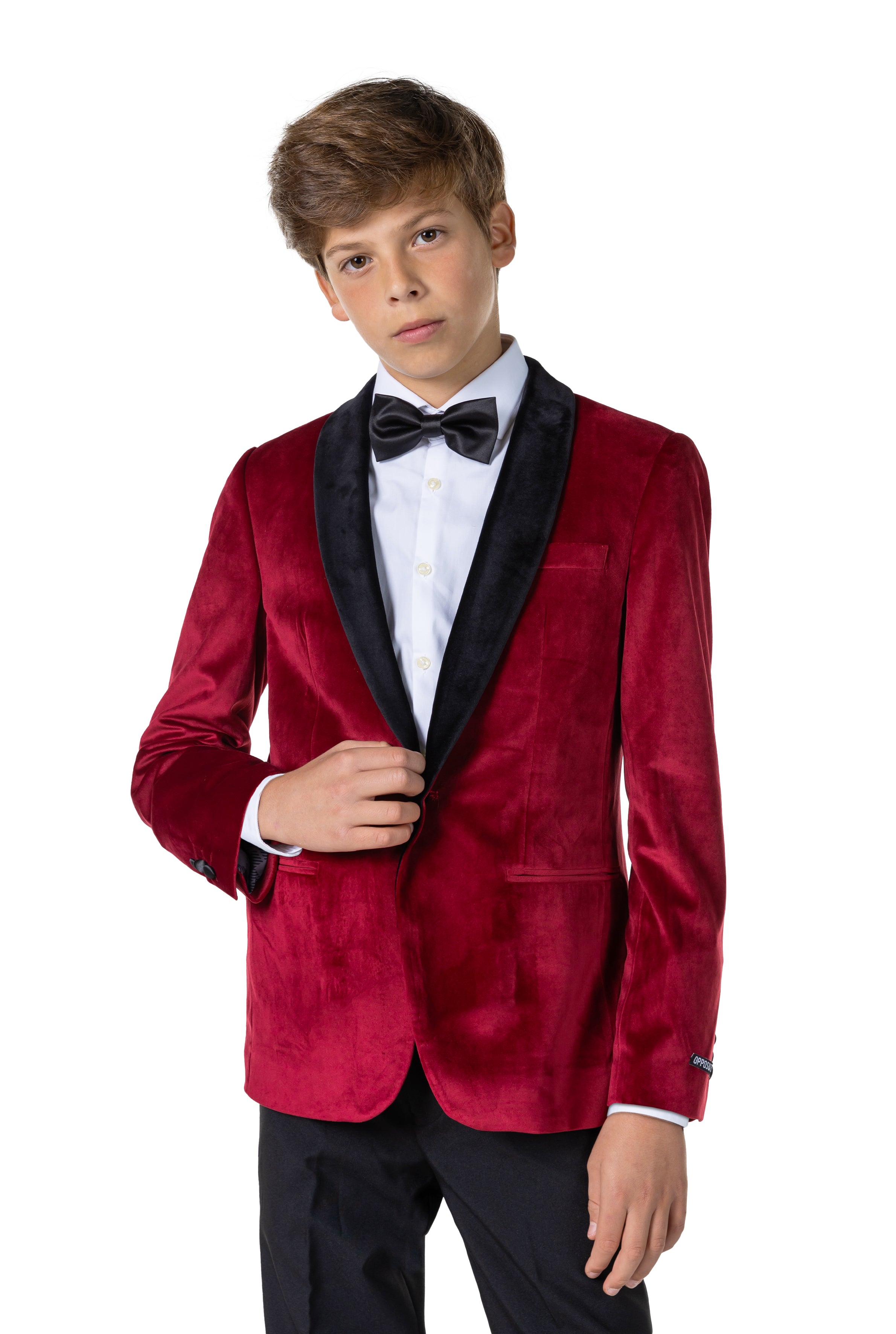 Veste OppoSuits Deluxe TEEN BOYS Dinner Jacket - Burgundy