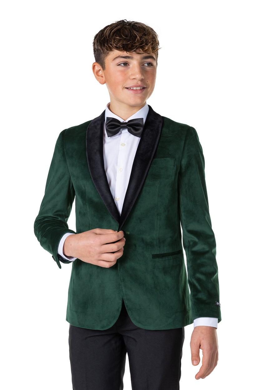 Veste OppoSuits Deluxe TEEN BOYS Dinner Jacket - Rich Green