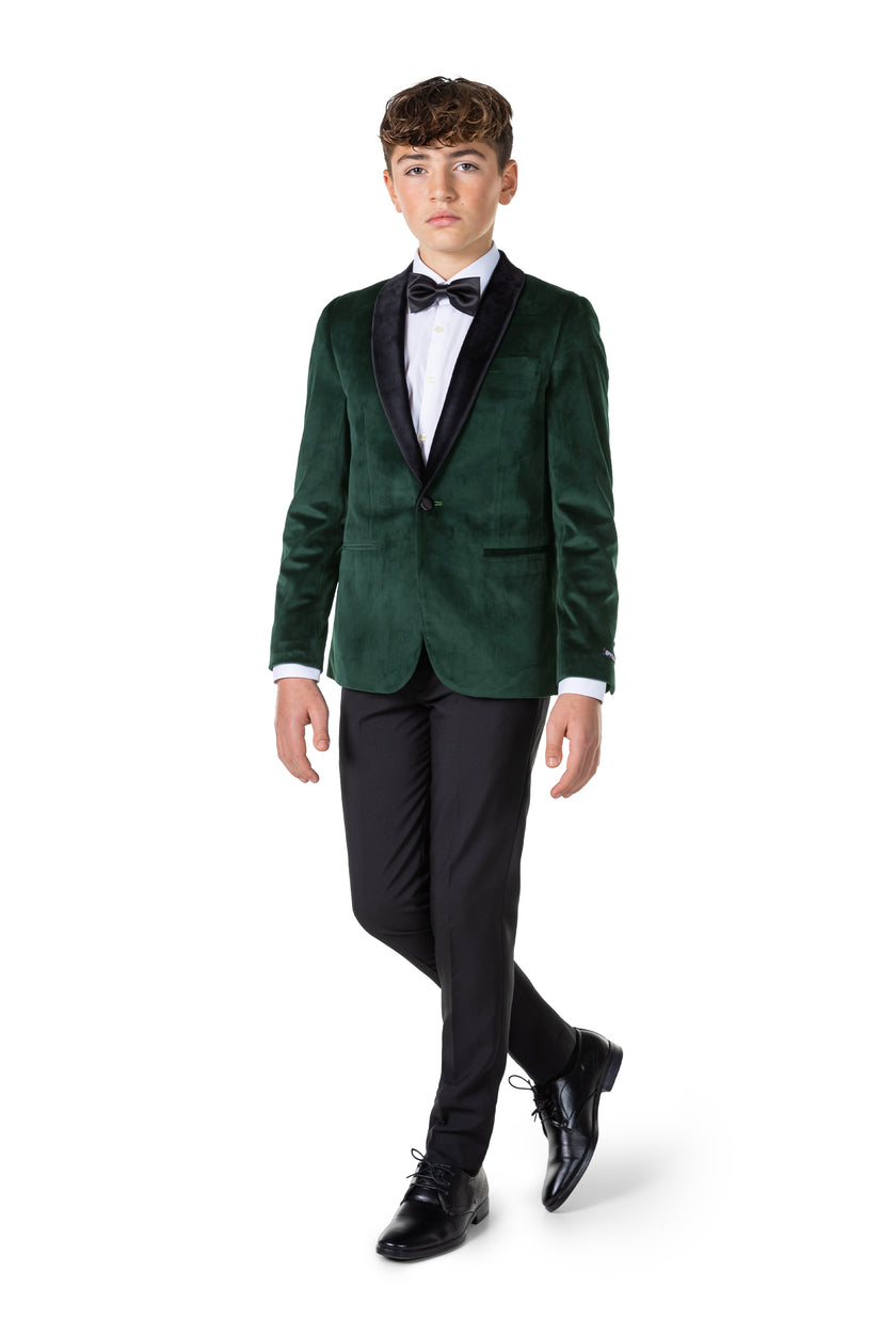 Veste OppoSuits Deluxe TEEN BOYS Dinner Jacket - Rich Green