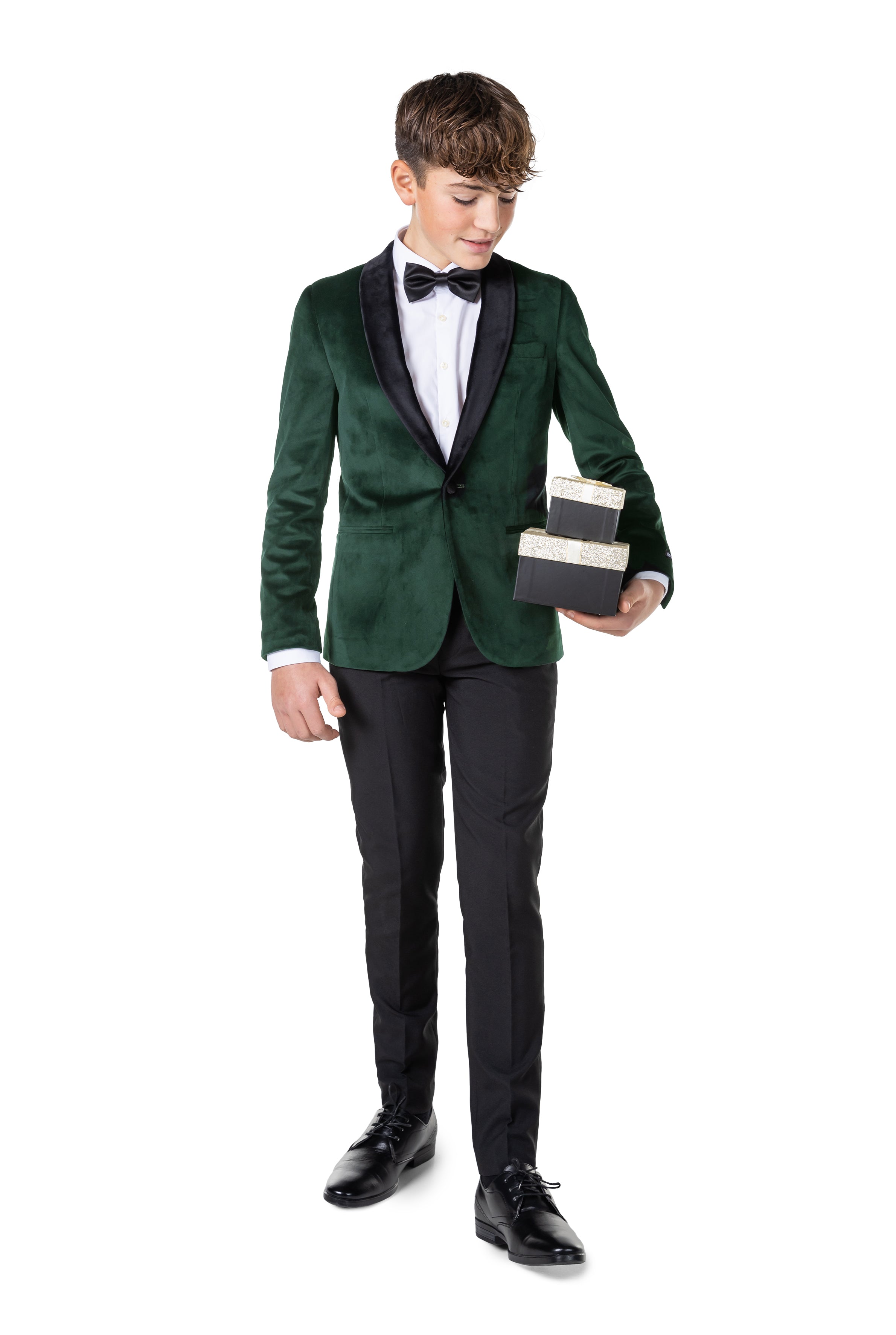 Veste OppoSuits Deluxe TEEN BOYS Dinner Jacket - Rich Green