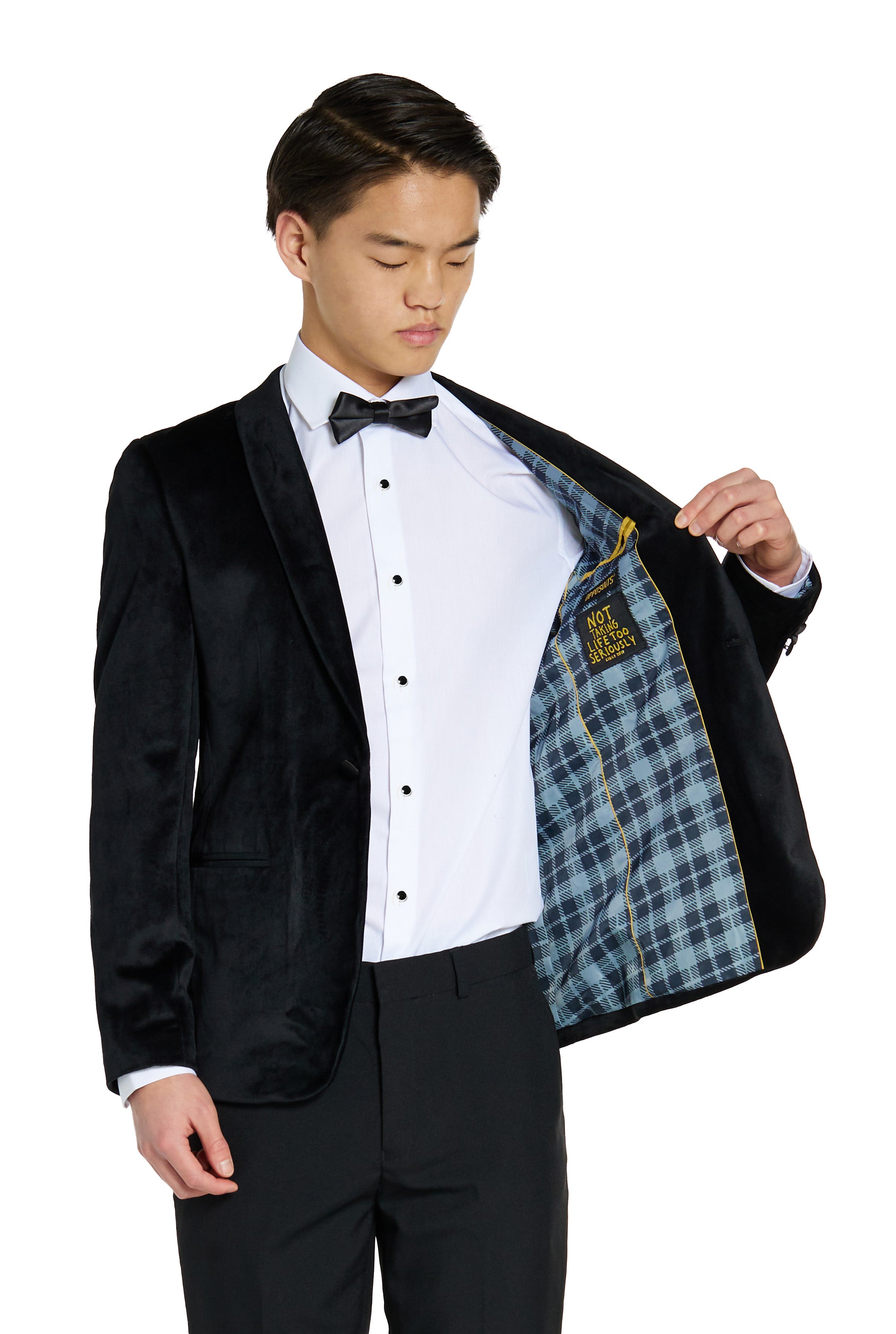 Veste OppoSuits Deluxe TEEN BOYS Dinner Jacket - Black