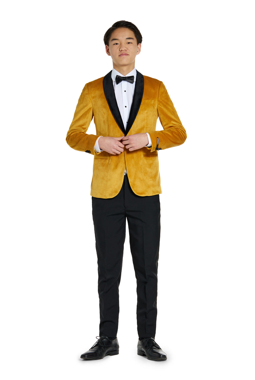 Veste OppoSuits Deluxe TEEN BOYS Dinner Jacket - Gold