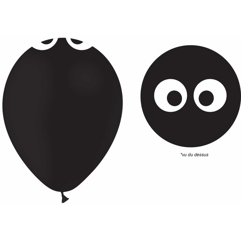 50 ballons latex Œil Impression Top 5