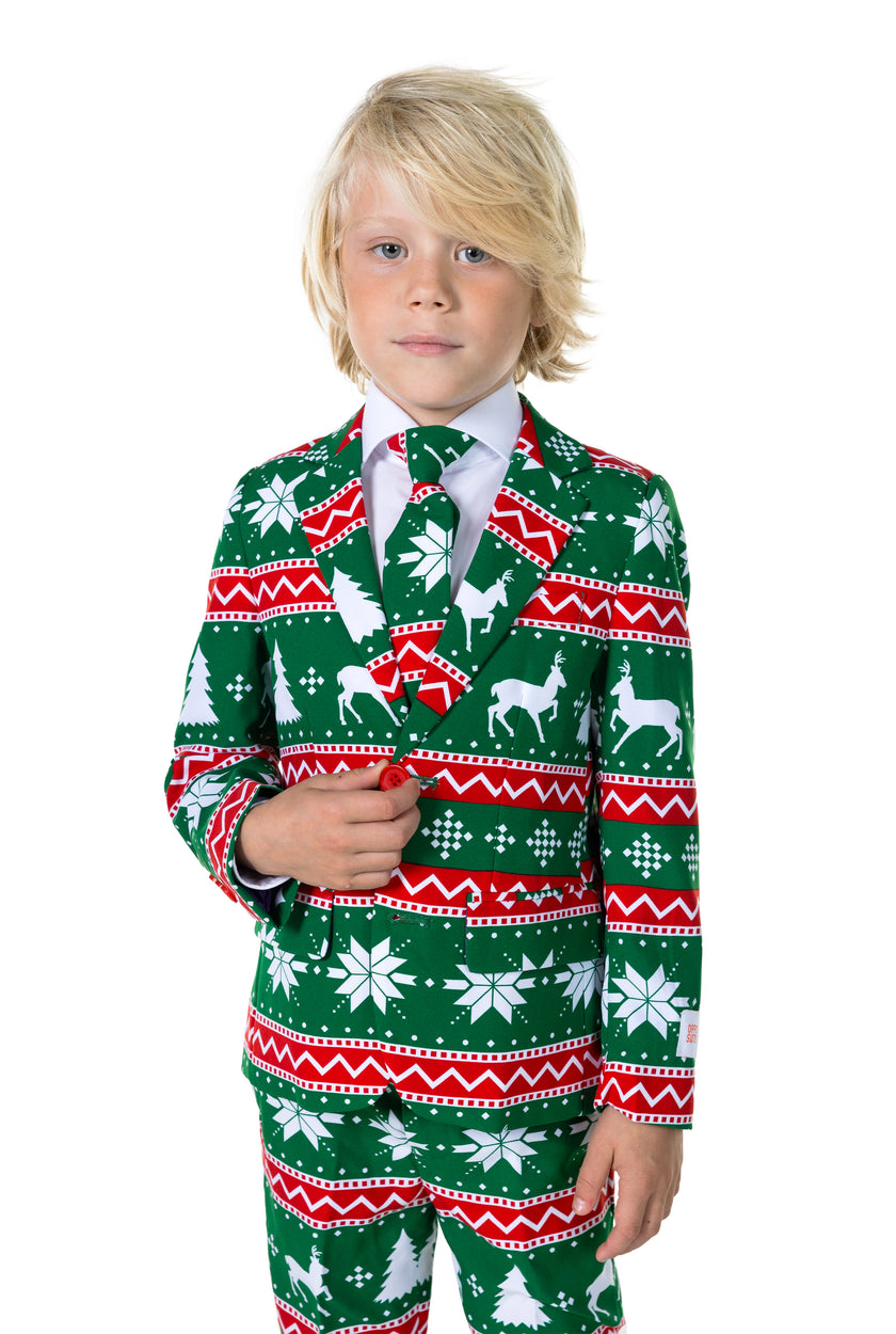 Costume OppoSuits BOYS Festive Green