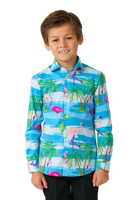 Chemise OppoSuits SHIRT LS Flaminguy Boys