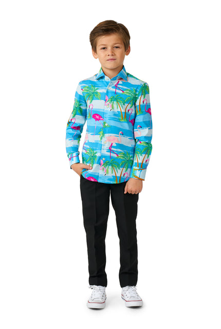 Chemise OppoSuits SHIRT LS Flaminguy Boys