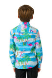 Chemise OppoSuits SHIRT LS Flaminguy Boys
