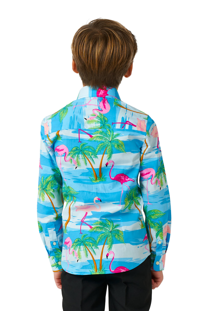 Chemise OppoSuits SHIRT LS Flaminguy Boys