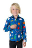 Chemise OppoSuits SHIRT LS Festivity Blue Boys