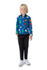 Chemise OppoSuits SHIRT LS Festivity Blue Boys