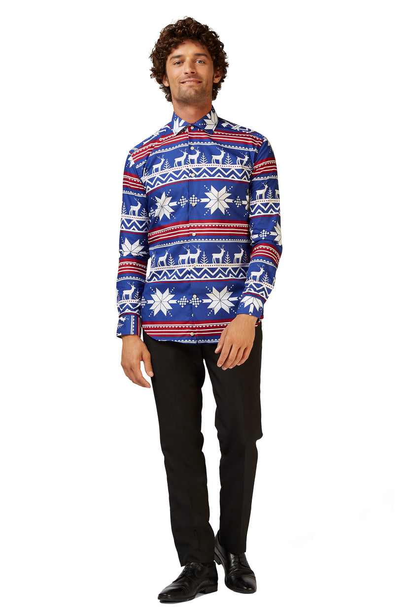 Chemise OppoSuits SHIRT LS The Rudolph