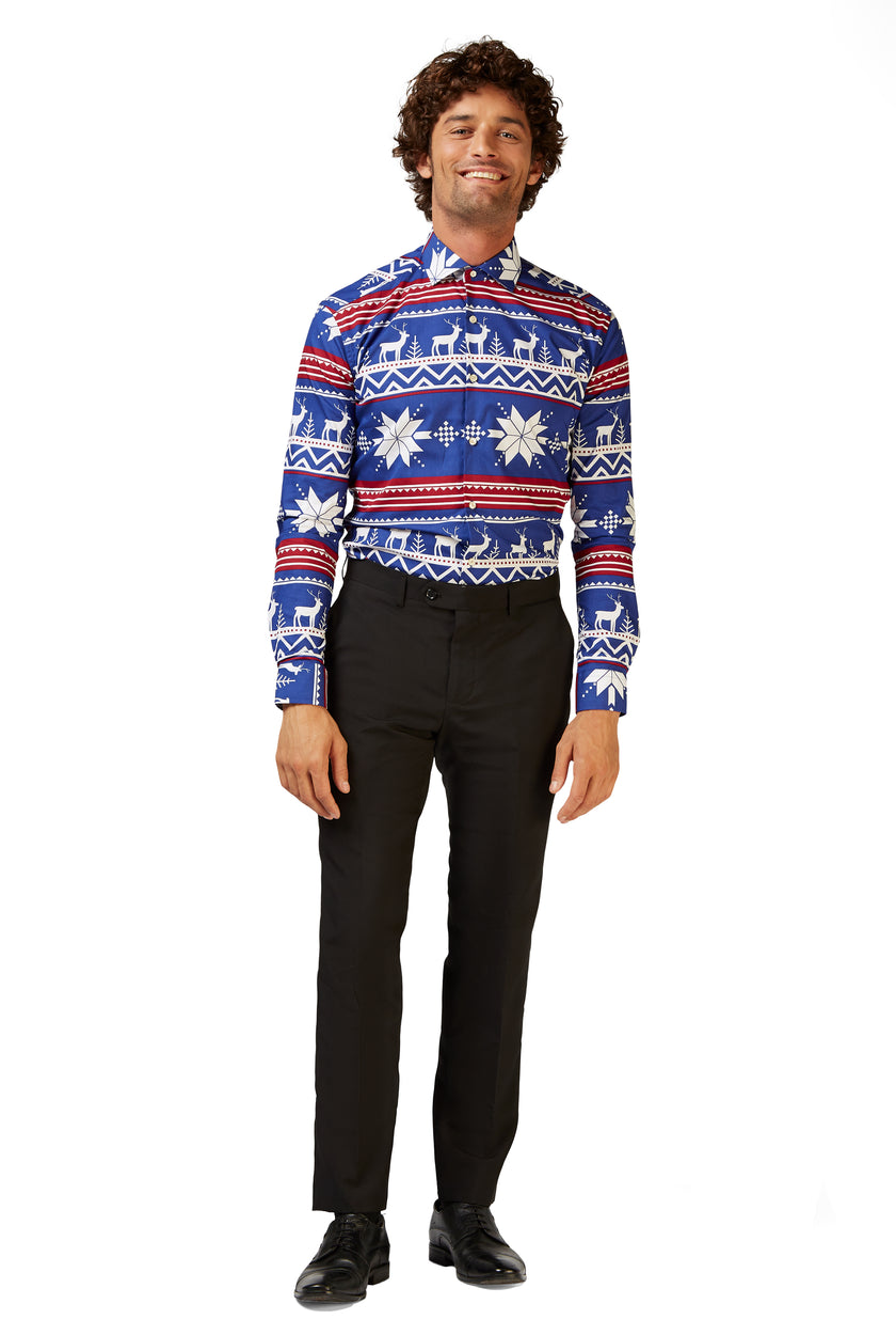 Chemise OppoSuits SHIRT LS The Rudolph