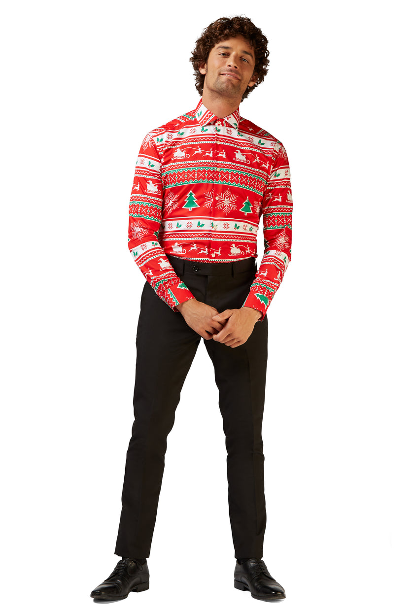 Chemise OppoSuits SHIRT LS Winter Wonderland