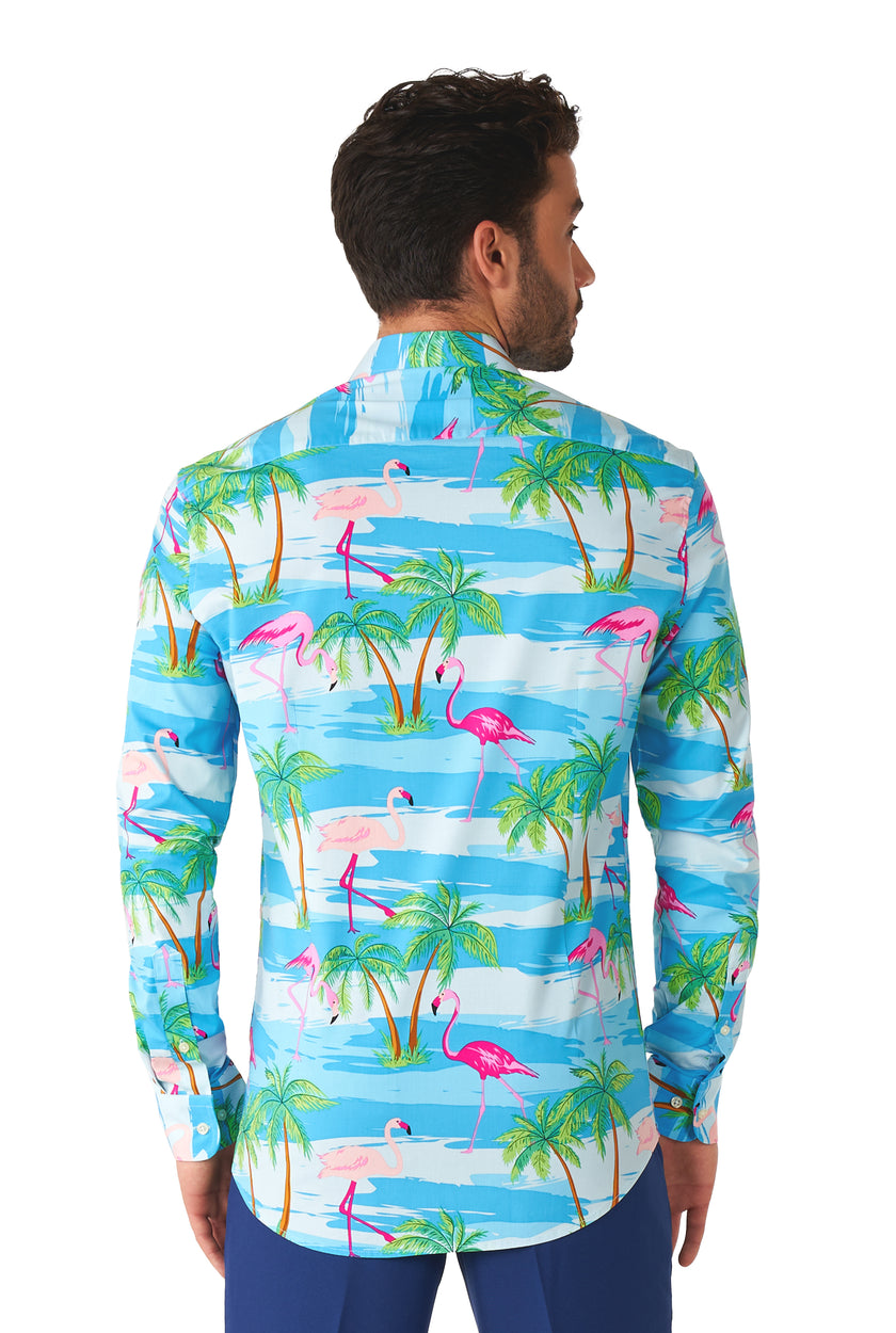 Chemise OppoSuits SHIRT LS Flaminguy